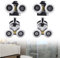 PERFETSELL 4 Pcs Rodamientos para Mamparas 25mm Ruedas de Mampara Ducha Ruedas para Puerta de Ducha Ruedas para Mamparas de Baño Rodillos Mampara Ducha Recambios Ruedas Mampara Ducha Accesorios