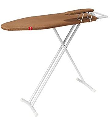 GLETSF Tablas De Planchar Tabla De Planchar Plegable Profesional Que Ahorra Espacio, Tabla De Planchar Y Tabla De Mangas TLeg, Acabado De Funda De Algodón | Superficie de Malla de Hierro de 13 x 44