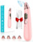 Mitesserentferner, Porenreiniger Porensauger Akne Entferner Gerät Pickelsauger Mitesser sauger 4 Austauschbare Saugköpfe Porensauger Pickelentferner Set Rosa