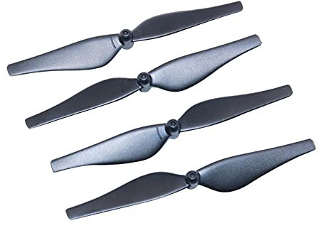 Pizgear 4-teiliges Propellerset for Drohnen, langlebige und stabile Schnellverschluss-Requisiten, Ersatzblattzubehör, Tello-Propeller, for DJI, Tello Drohnen-Propeller-Set(Black)
