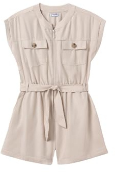 Mayoral Kurzer Jumpsuit Taschen für Mädchen Sand 18 Jahre (167-172cm)