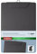 SIGEL KB110 Speisekarten-Klemmbrett A4, anthrazit, mit Aufstellfunktion, stabiles Clipboard