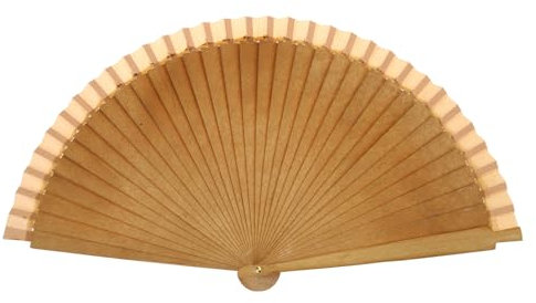 ANMITI Vintage Hölzerne Handlüfter Hochzeitstanz Solid Color Plain Folding Lüfter Eleganter Handheldentanz Show Performances