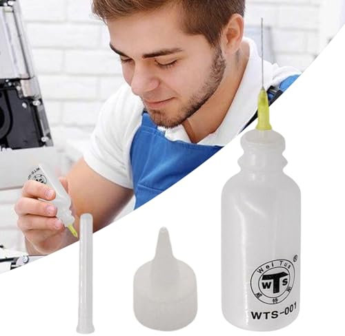 Ocastuted Needle Tip Bottle 50ml, Needle Nose Squeeze Bottle, Precision Needles Tip Glue Bottles, Portable Solvent Applicator For Bottles Oil, Needles Oiler Quilling Tool