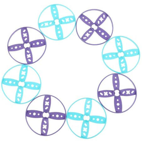 Milisten 8 Stücke Fliegende Untertasse Interaktive Flying Disc Weiche Interessante Disc Outdoor Lustige Flying Disc Fly Garten Flying Disc Kunststoff