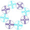 Milisten 8 Stücke Fliegende Untertasse Interaktive Flying Disc Weiche Interessante Disc Outdoor Lustige Flying Disc Fly Garten Flying Disc Kunststoff