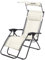 Todeco Chaise Longue Transat Jardin Plein Air, Transat de Plage Pliable avec Pare Soleil, Bain de Soleil avec Repose-tête, d’accoudoirs Réglables, Camping en Respirantes Textilène, Beige Clair