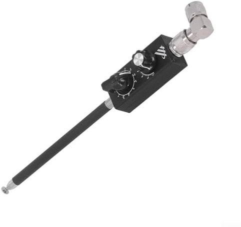 Oniissy Portable QRP Shortwave Antenna HF Signal Receiver 5MHz-55MHz Multi-Band Tuned Aluminum Alloy Indoor Outdoor Amateur Radio Transceiver With BNC Connector