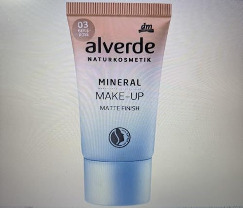 alverde NATURKOSMETIK Make-Up 03 Beige Rosé, 30 ml