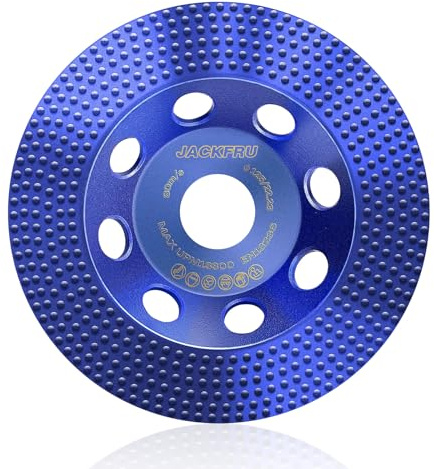 Diamantschleiftopf 125 mm M14 – Diamant Schleifteller mit industriellen Diamantkörnern für Beton, Stein, Farbe, Fassadenfarbe, Fliesenkleber & Beschichtungen – Vacuum-Diamantbelag, Premium Qualität