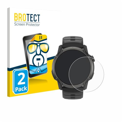 BROTECT Schutzfolie für Coros Apex 4 | (42 mm) 2 Stück Transparenter Displayschutz Made in Germany Klare Displayschutz-Folie Clear Einfache Montage Case-Friendly