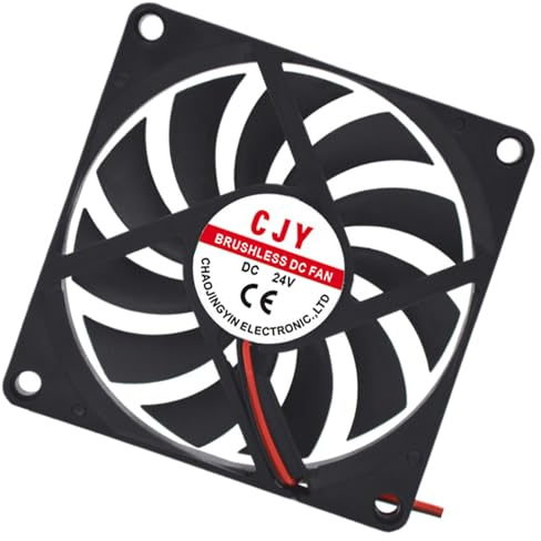 Ventilador Silencioso De Ordenador 80mm 5V/24V para Carcasa Ordenador GPU CPU Accesorios Radiador Refrigeración Ventilador Refrigeración Servidor PC