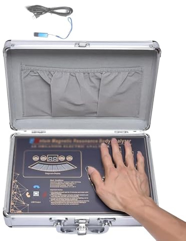 ZAYMGPD Analizador Magnético De Resonancia Cuántica, 53 Pruebas De Salud, Función De Análisis 3D, Compatible con Windows, Multilingüe, Analizador Corporal, Genera Informes Rápidamente