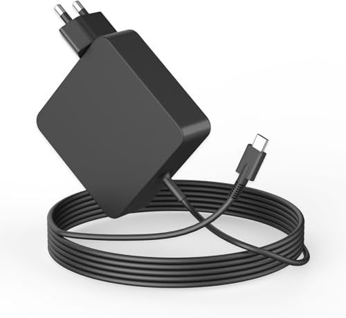 65W USB C Caricatore, Laptop Caricabatterie, Adattatore di Tipo C Alimentazione Compatibile con Huawei Matebook, Spectre, Lenovo ThinkPad, MacBook Pro/Air, HP, ASUS Chromebook, Google, Xiaomi