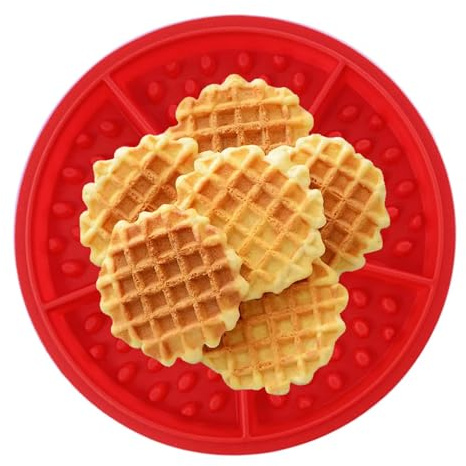 Antihaft-Waffeleisen – Silikon-Waffeln, Schokoladen- und Keksmaschine | aus Silikon für Waffeleisen in Schwarz, Rot, Grau, Rosa, Grün, Lila, Schokoladenmaschine und bis