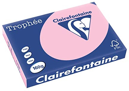 Clairalfa 2638C Multifunktionspapier, DIN A3, 160 g/qm rosa