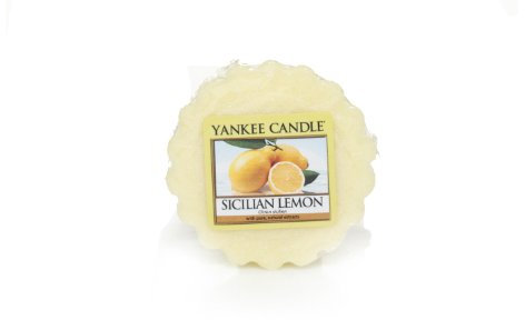 Yankee Candle Sicilian Lemon Tarts Teelichter-Kerzen, Dufttarts, Gelb, 22g