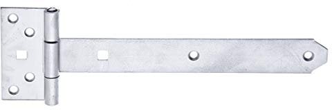 Alberts 327132 Kreuzgehänge | mit vernietetem Stift | Edelstahl | Band 242 x 34 mm | Scharnier 92 x 44 mm