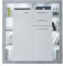 trendteam smart living - Rock - Highboard - Stone/Weiß Hochglanz - Sideboard mit 2 Schubladen - (BxHxT) 121 x 128 x 40 cm - 9 Einlegeböden - kratzfest