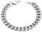 ChainsHouse Silber Herren Armband 10MM breit 21cm lang Armskette mit Geschenkebox und Schmuckstück für Kinder und Jugendlichen