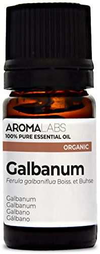 Aroma Labs - Gálbano - Aceite Esencial Orgánico - Quimiotipado y Certificado AB/Cosmos - 5 mL