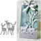 U-horizon Weihnachts-Hirsch-Stanzformen, DIY-Scrapbooking, Metall-Prägeschablone, für Album, Papier, Karten, Kunsthandwerk