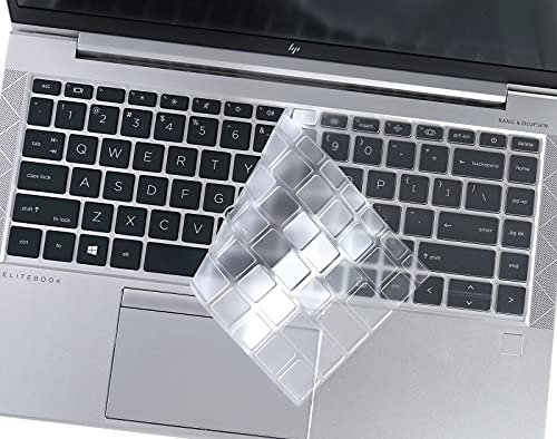 iKammo Ultra Thin Keyboard Cover Skin for 2020 HP EliteBook 840 G7/845 G7 14 Inch, TPU, Black
