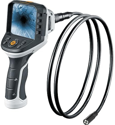 Laserliner VideoFlex G4 Max Endoskopkamera mit Licht | Sonde 1,5 m/Ø 9,5 mm, Für Rohre, Hohlräume und KFZ, Wasserdichte Rohrkamera, Großer Schärfentiefebereich