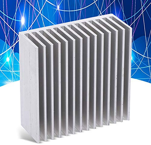 Aluminium-Kühlkörper, Aluminium-Kühlkörper Q50 x 20 x 50 Q50 x 20 x 50 für elektronische Röhren für Router für die Stromversorgung Versorgung für CPU für Leiterplatte für Verstärker