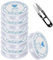 0.8mm Clear Elastic for Bracelet Making, Strong & Stretchy Elastic String Bracelet String Beading Thread with Bead Needle for Jewellery Making Beading & DIY Craft Projects