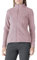 Outdoor Ventures Damen Fleecejacke mit Durchgehendem Reißverschluss Stehkragen Frauen Leichte Fleece Sweatjacke Warme Damenjacke für Laufen, Wandern und Freizeit Graurosa M