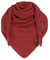 KNIT FACTORY - Dreiecksschal Coco - Damen Strickschal mit Wolle - Umschlagtuch für den Herbst und Winter - Winterschal - Dreieckstuch - Hochwertige Qualität - XXL Schal - 190 x 85 cm - Baked Apple