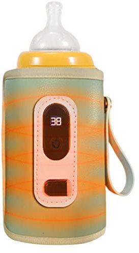 Flaschenwärmer für Baby, tragbarer Flaschenwärmer, Milch, tragbarer USB-Flaschenwärmer, Auto-Flaschenwärmer, Wasserwärmer, Tasche für unterwegs, Flaschenwärmer zu Hause oder auf Reisen