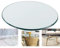 V3VOGUE Bandeja de Cristal Templado Redonda 35cm 48cm 65cm 80cm 90cm Transparente, Tablero Superficie para Mesa de Comedor Cocina Jardín
