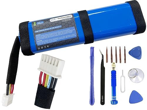 GLK-Technologies® JBL Xtreme 2 High Power Ersatzakku SUN-INTE-103 2INR19/66-2 Accu | 7000mAh / 51,8Wh Akku | inkl. Profi Werkzeug Set Kit NUE