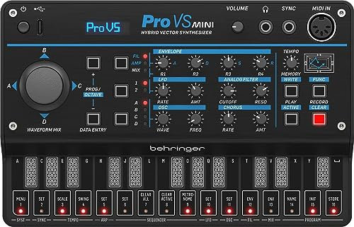 Behringer Pro VS Mini Sintetizador Vector Híbrido