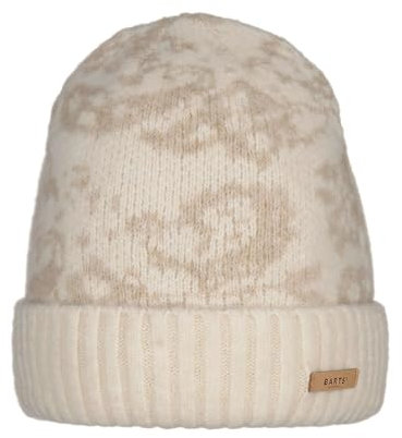 Barts Damen Beanie Tanua gemusterte Strickmütze 1779 Cream 10