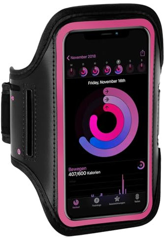 ONEFLOW Cinturino sportivo compatibile con Google Pixel 8, custodia per il fitness, per lo sport, per la corsa, per attività all'aperto, per jogging, braccio, per smartphone, colore: rosa