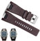 SHZZHS Echtes Lederarmband für Diesel DZ4246 DZ1273b. Spezielles Herrenarmband mit Edelstahlschließe, 32 x 17 mm