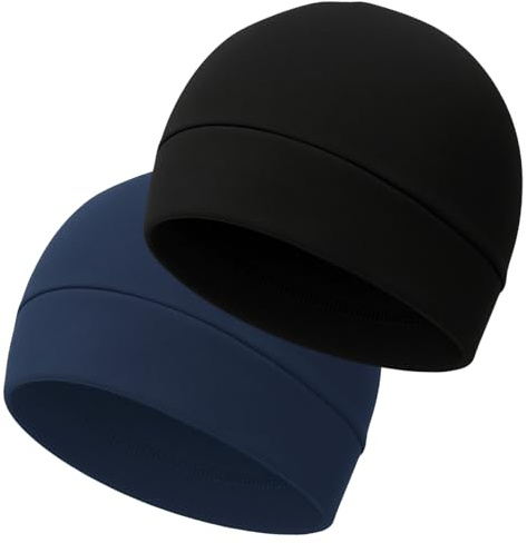 KMUTZENS Fahrradmütze Unter Helm für Herren & Damen | Leichte Dünne Baumwollmütze Skull Cap - Perfekt als Schlafmütze, Laufmütze, Übergangsmütze