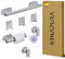 ARNAPURA 7 PCS Porta asciugamani bagno in acciaio inox 304 senza trapano | Include un adesivo ultra forte Perfetto per tutti i tipi di bagno