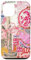 Hülle für iPhone 13 New York Collage Scrapbook mit rosa Schleife, Retro-Stil