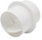 Eawfgtuw Clapet anti-retour en PVC - 80 mm à 200 mm - Empêche l'irrigation inverse dans les tuyaux ronds pour salle de bain et cuisine - Blanc (80 mm)