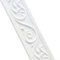 Eawfgtuw Moldura autoadhesiva, 230 x 5 x 0,4 cm, borde de pared de espuma en relieve 3D, borde de pared para el hogar, techo, borde decorativo para baño, cocina, marco de puerta, fondo de TV (blanco)