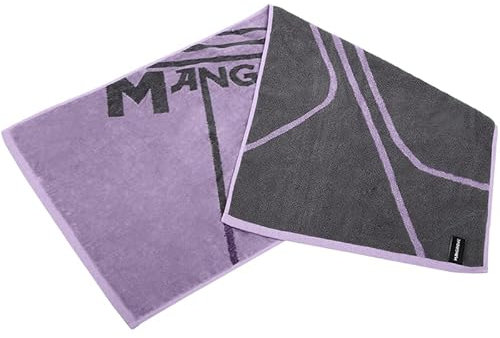 Sporthandtuch aus hohler Baumwolle – Ultraleicht und schnelltrocknend, perfekt für Fitnessstudio, Laufen, Reisen und Strand, Schwimmen, Camping und Wandern (Violett)