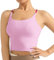 ATRACTIVOLL Damen Sports Tank Top, Basic Top Ärmellos, Atmungsaktiv und Leicht für Gym Yoga Casual Short Tank Top mit Spaghetti-Trägern
