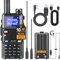 UV-5RH Walkie Talkies Long Range 1 pcs, 999CH, One Key Frequency Match, 2500mAh Type-c Rechargeable Walkie Talkies(Upgrade of UV-5R)