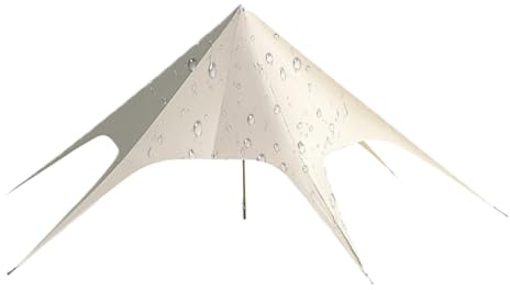 Markisenzelt für den Außenbereich, Oxford-Stoff-Baldachin, wasserdichter Kuppelschutz, UVF50+ Sonnenschutz, tragbarer Sonnenschutz, ideal für Rucksackreisen, Reisen, Picknick, Angeln, Camping, 6 x 6 x