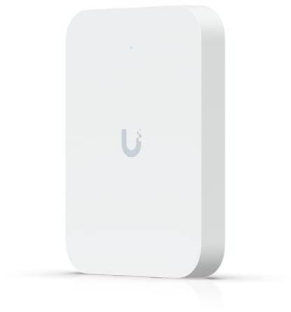 U7‑IW in‑Wall Access Point UniFi WiFi 7 – US Version, 2.5 GbE PoE Switch | Bundled with QALYNX 3ft Slim Cat6A Patch Cable (28 AWG)