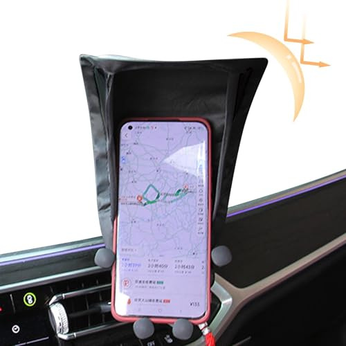 Pare- pour Téléphone Portable, Protection Solaire De Voiture, Tissu Enduit d'argent, Tion UV Pliable Anti-éblouissement, Protection UV, Pare- pour Moto, Voiture Et Tableau De Bord